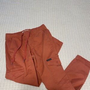 NWOT Calvin Klein Jeans Burnt Orange Cargo Pants